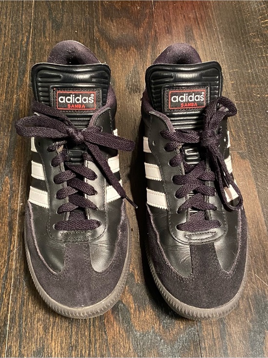 adidas Other - adidas Samba Men’s Black with White Stripes Sneakers
